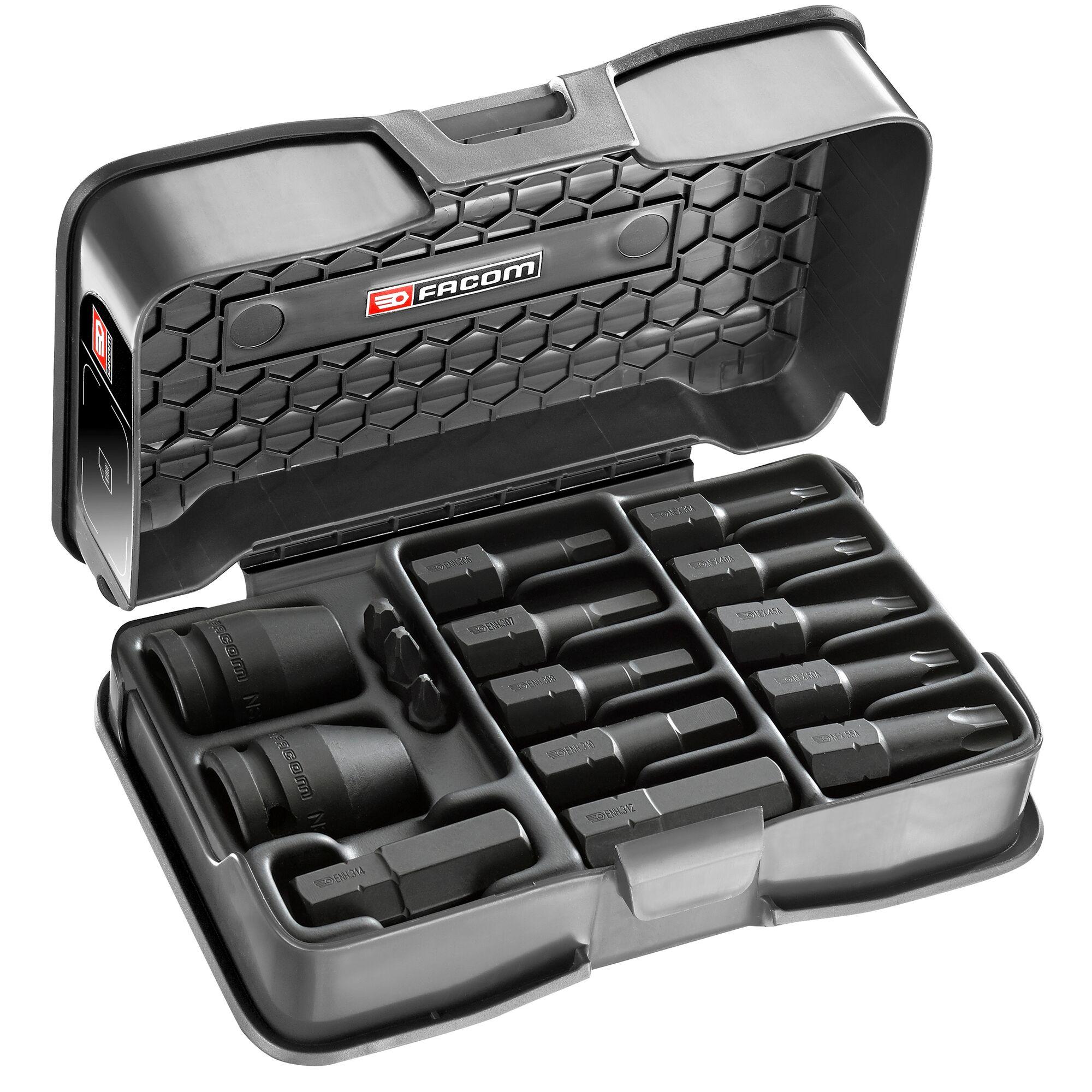 Coffret 14 embouts impact 1/2"